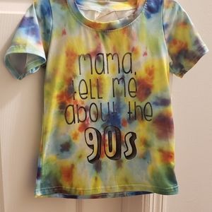 "Mama tell me about the 90's" 3t bummie outfit